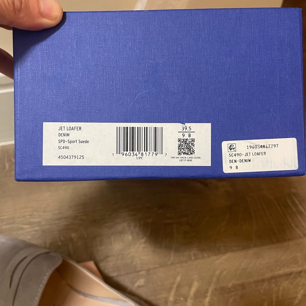 Stuart Weitzman Jet Loafer Denim BRAND NEW! - Picture 3 of 3